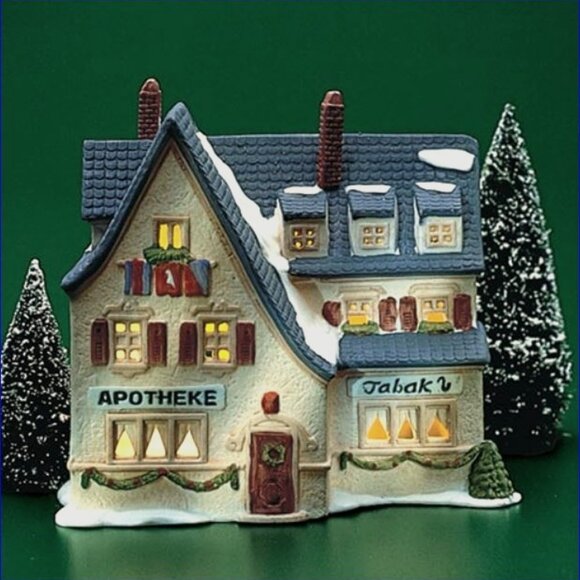 DEPARTMENT 56 Alpine Village Series Apotek and Tabak Shop - Retired - Picture 3 of 11